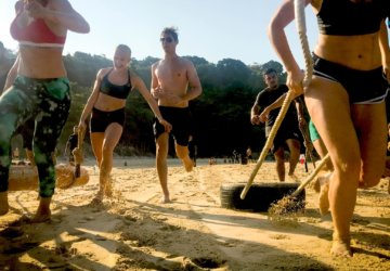 Outdoor fitness and weight loss training at unit 27 phuket